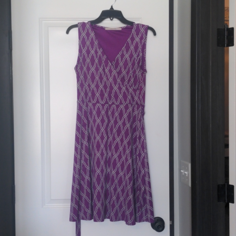 41 Hawthorn, Purple and gray dress, size Medium